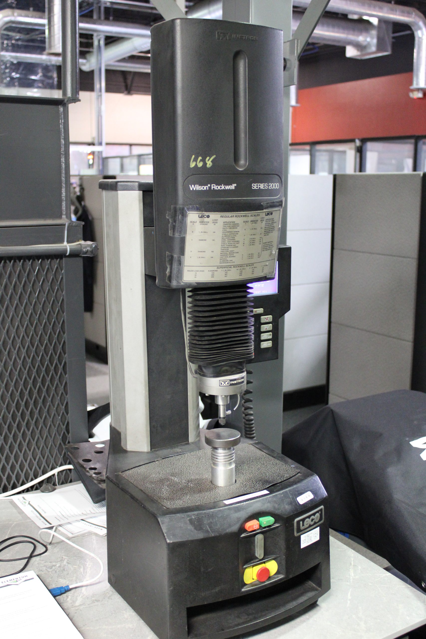 Rockwell Hardness Tester