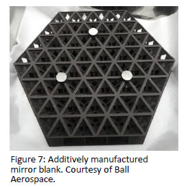 Figure 7 Additively Manufactured Mirror Blank. Courtesy Of Ball Aerospace