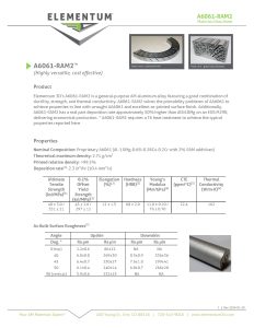 A6061-Ram2 Data Sheet